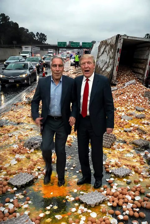 EGG SPILL ON ROAD 2