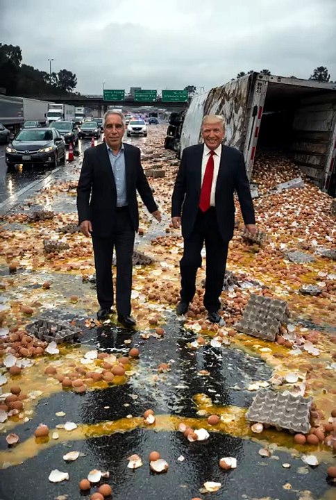 EGG SPILL ON ROAD 1