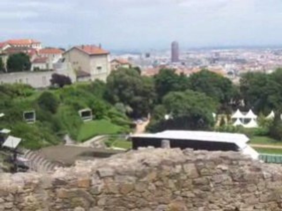 Fourvière et avec vu de LYON JUILLET 2008