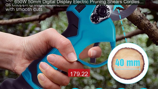 650W 50mm Digital Display Electric Pruning Shears Cordless Pruning... Best Deal 2026 | Shop Now!