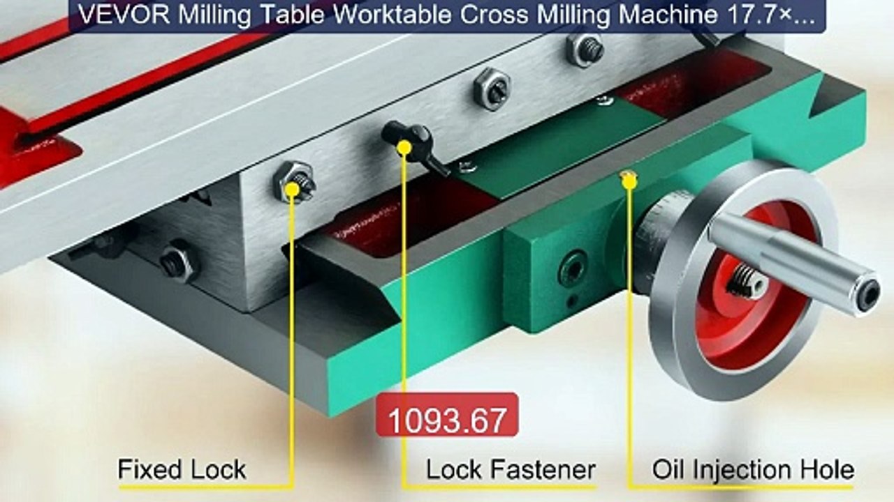VEVOR Milling Table Worktable Cross Milling Machine 17.7×6.7Inch Co... -- Top Rated 2026 | Buy Now!