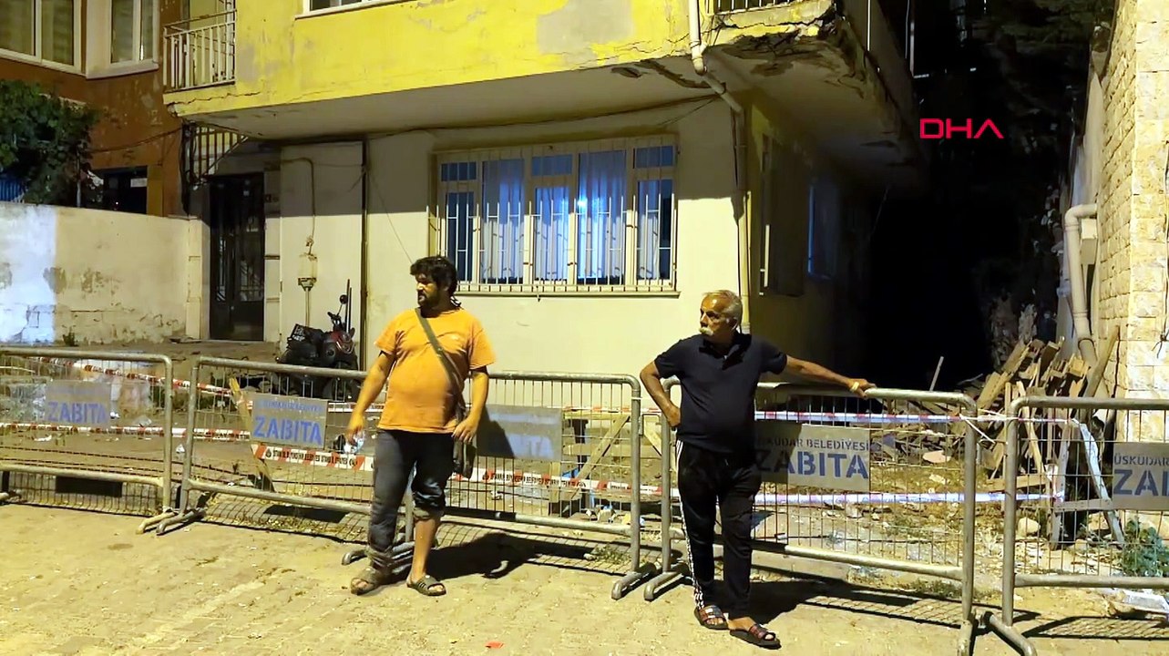 Evin balkonu çöktü, bina mühürlendi! Hamile eşiyle ne yapacağını şaşırdı