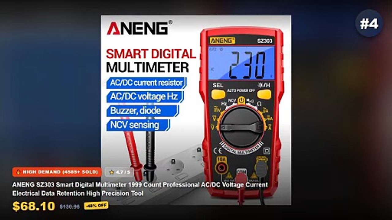 Why Everyone Is Buying Compact Multimeter - Digital Multimeter Esr Testers ANENG XL830L Automotive Electrical Meter Dmm ...