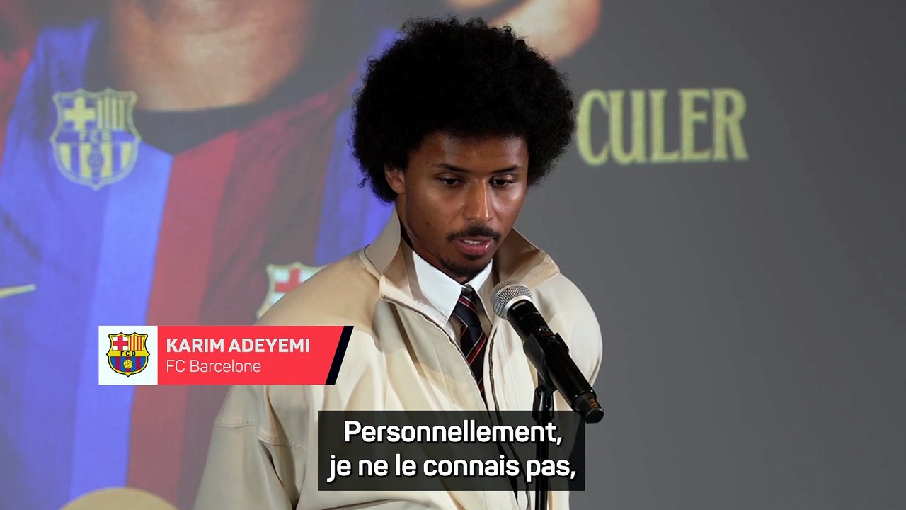 Adeyemi : "Lamine Yamal ? Notre complicité pourrait être vraiment bonne"