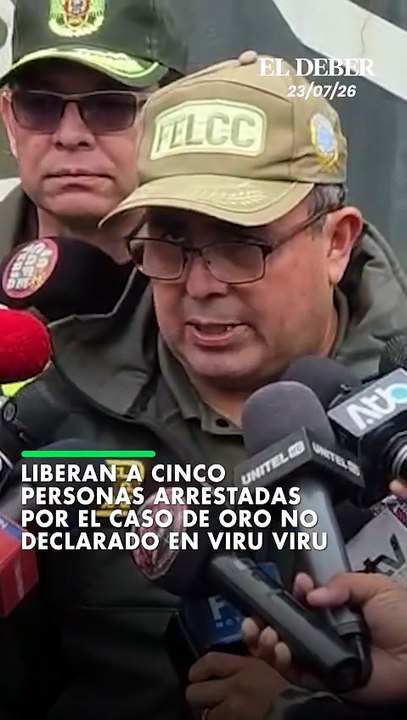 Liberan a cinco personas arrestadas por el caso de oro no declarado en Viru Viru