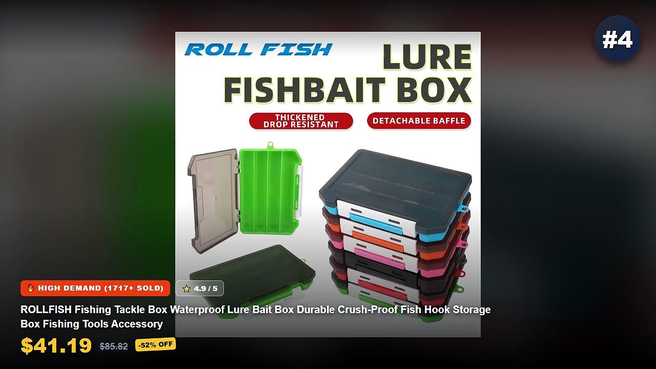 Don't Buy Waterproof Fishing Lure Before Watching This! - Waterproof Fishing Tackle Box Hooks Lures Accessories Box For ...