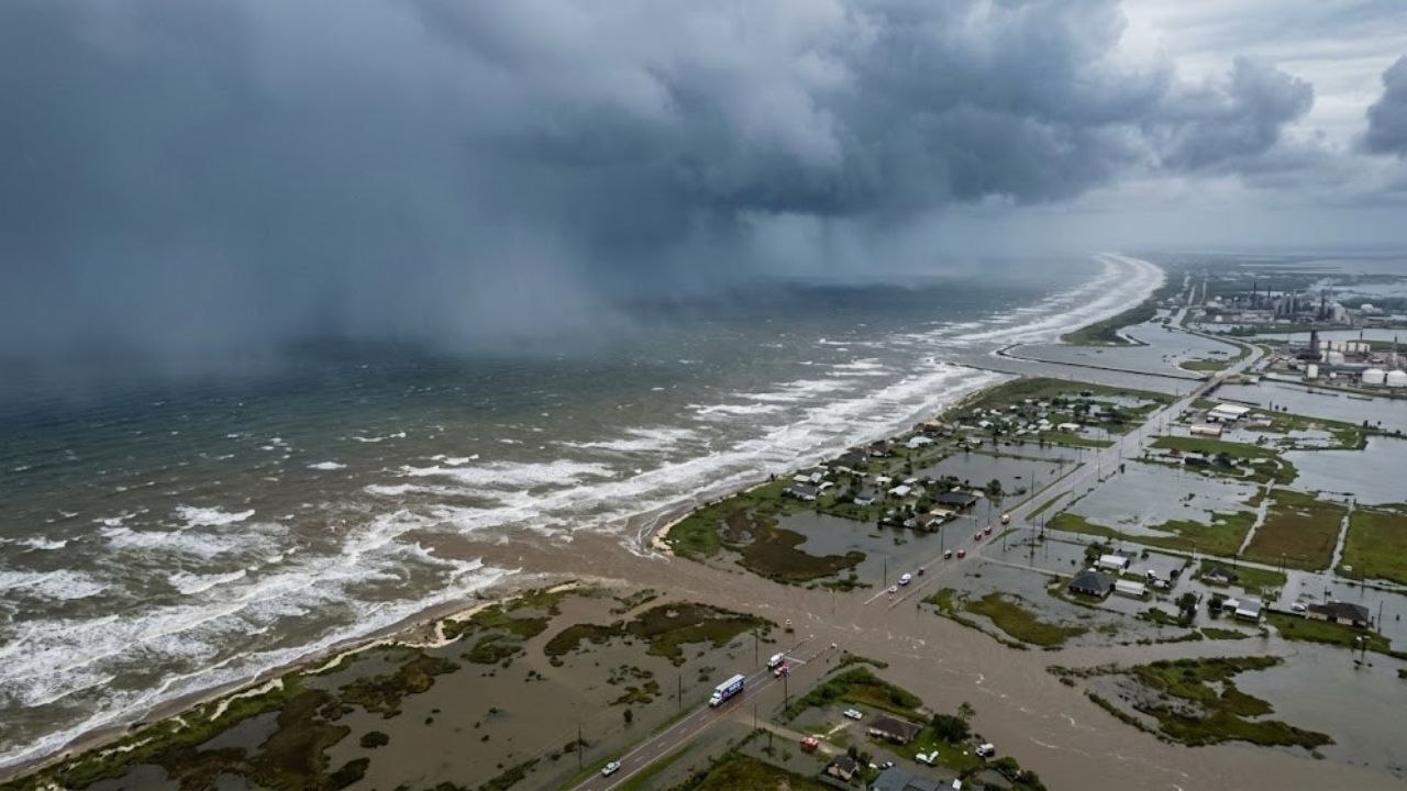 Tropical Storm Bertha Approaches Texas Following Louisiana Impact