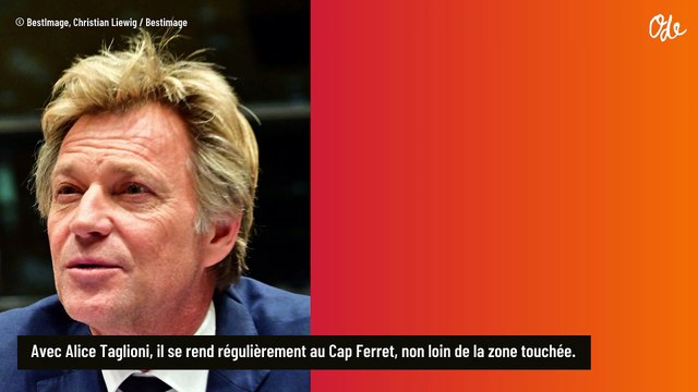 Grande mobilisation près du refuge de Laurent Delahousse et Alice Taglioni au Cap Ferret, il réagit : Merci