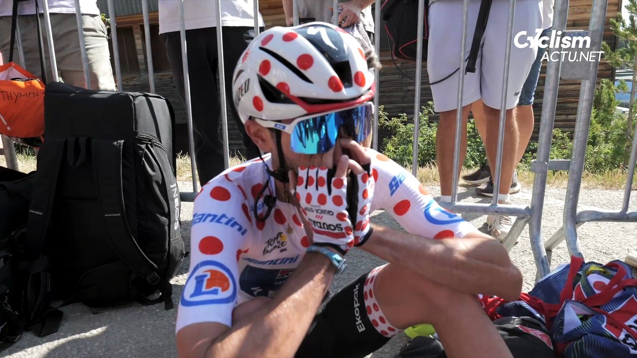 Tour de France 2026 - Valentin Paret-Peintre : "Il me reste deux jours pour aller chercher ce maillot à pois, Pogacar prendra les points qu'il veut"