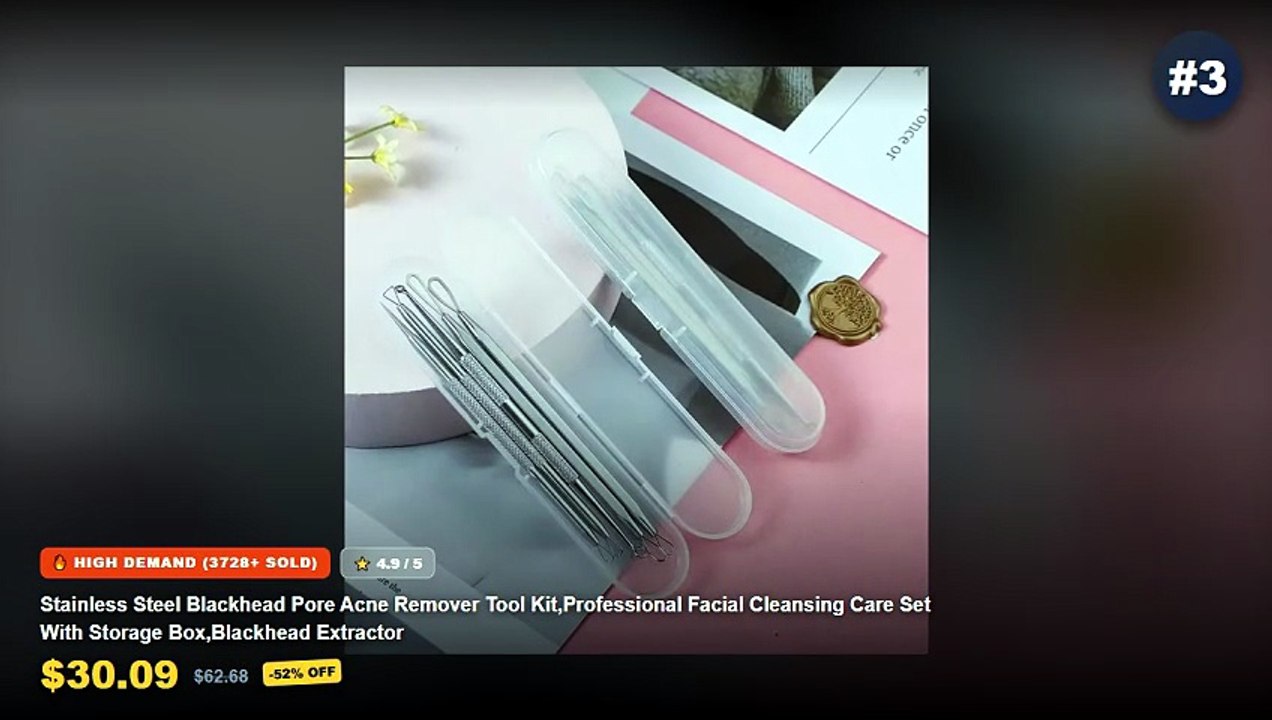 Ultimate Guide to the Best Blackhead Remover Kit - 7pcs Stainless Steel Splinter Acne Clip Cell Tweezer Blackhead Clip P...