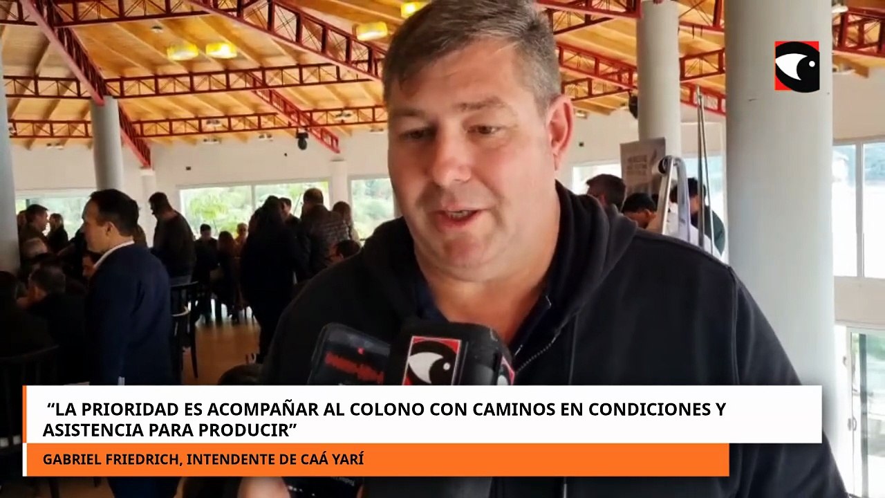 Gabriel Friedrich destacó la asistencia al colono y el mantenimiento de caminos