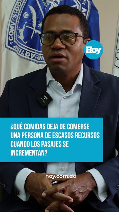 Lo que deja de comerse una persona, cuando le suben 5 pesos al pasaje