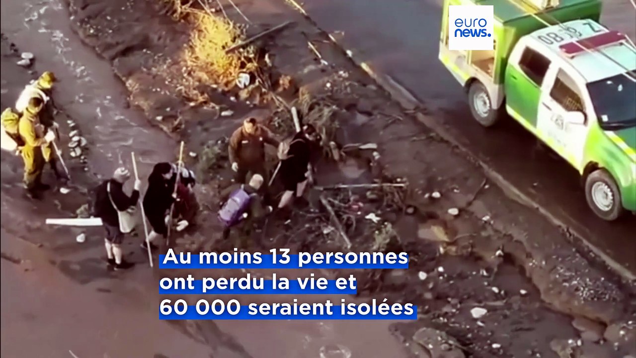 Chili : au moins 13 morts après le passage d'une puissante tempête