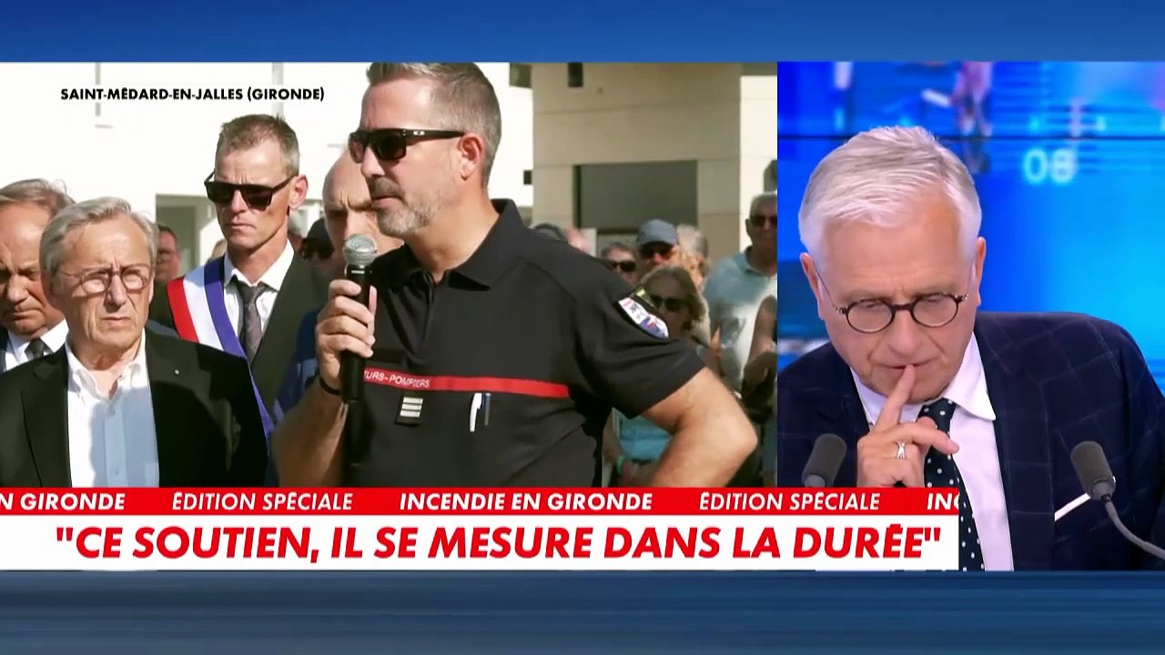 Incendies en Gironde : le maire de Saint-Médad-en-Jalles leur rend hommage aux deux pompiers décédés