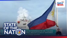 Barko ng Pilipinas na naghahatid ng tulong sa mga mangingisda, binuntutan at binomba ng tubig ng China Coast Guard | SONA