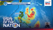 Tropical Cyclone Wind Signal no. 1, nakataas sa ilang lugar bunsod ng Bagyong Kiyapo | SONA