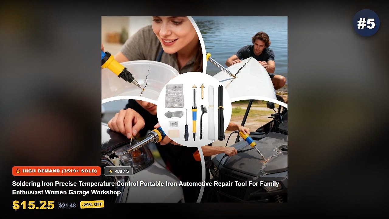 Why Everyone Is Buying Soldering Iron For Women - Soldering Iron Precise Temperature Control Portable Iron Automotive Re...