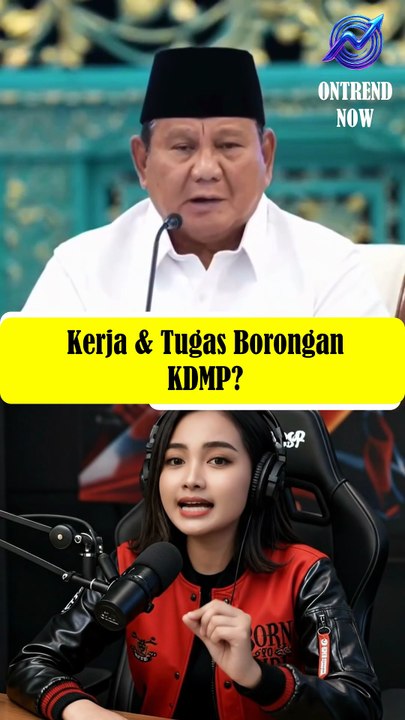 Tugas dan Kerja Borongan KDMP?
