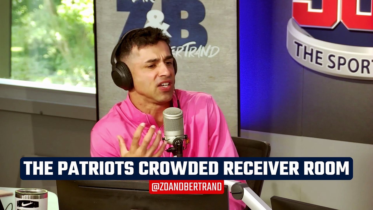 The Patriots wide receiver room is CROWDED