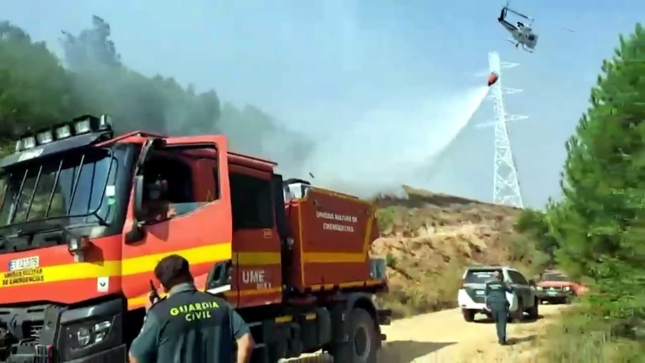 El fuego de Burgohondo provoca confinamientos y tres incendios afectan a la Comunidad de Madrid