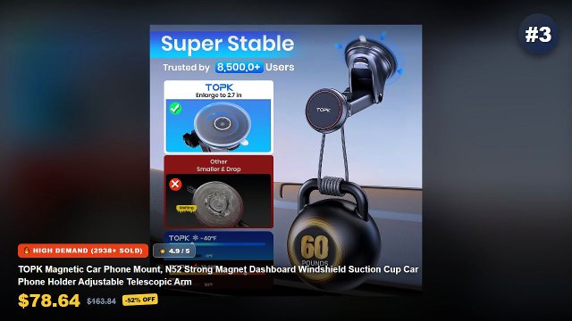 Ultimate Guide to the Best Magnetic Dash Board - Magnetic Car Phone Holder Magnet Mount Bracket Stick on Car Dashboard W...