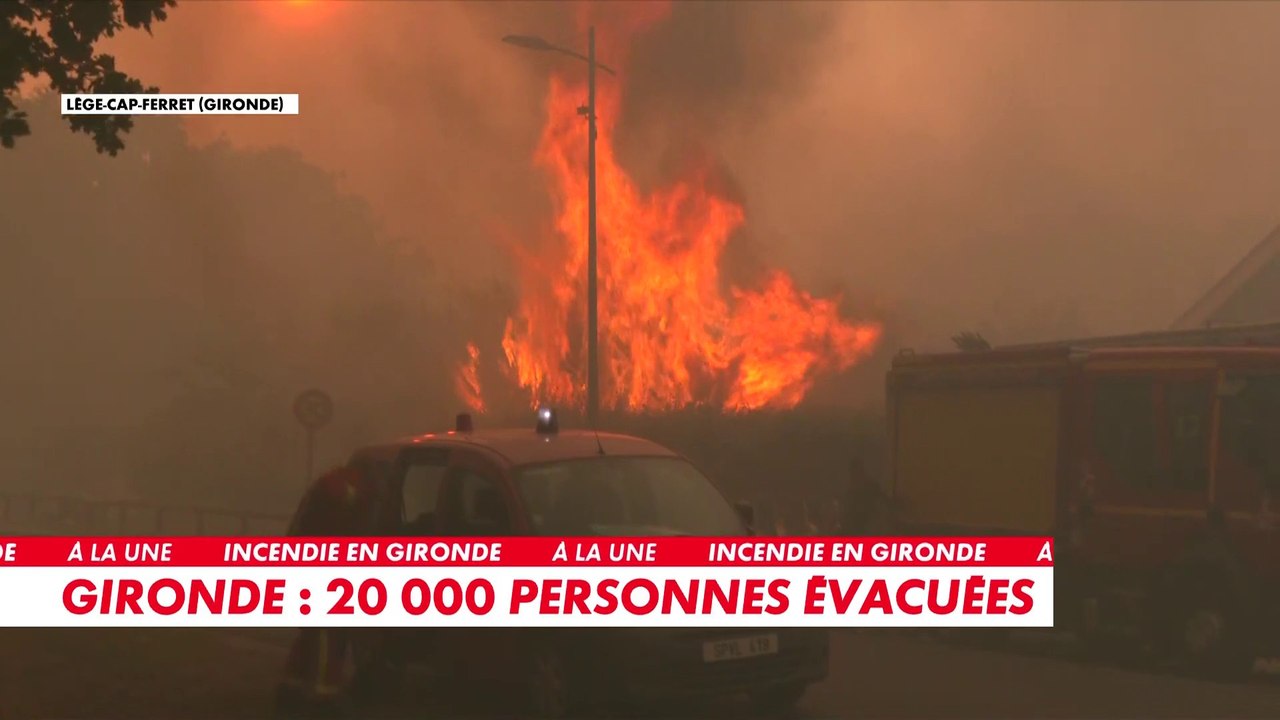 «Une maison en proie aux flammes» : notre correspondant fait un point sur les incendies en Gironde