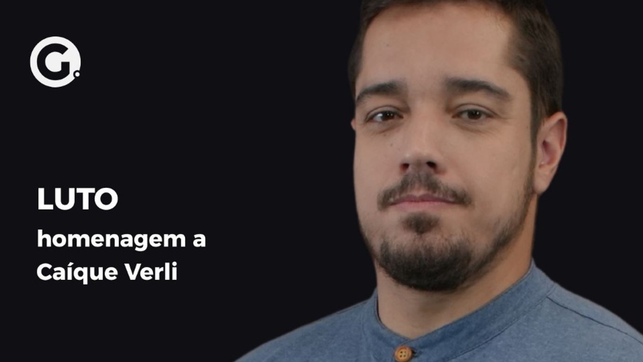 Colegas de trabalho da Rede Gazeta fazem homenagem a Caique Verli