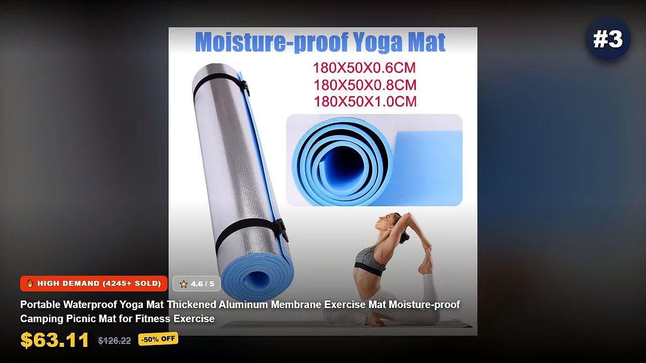 Don't Buy Portable Yoga Mat Before Watching Thi...