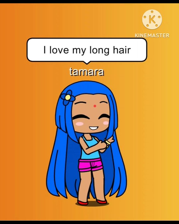 Tamara's loves her long hair