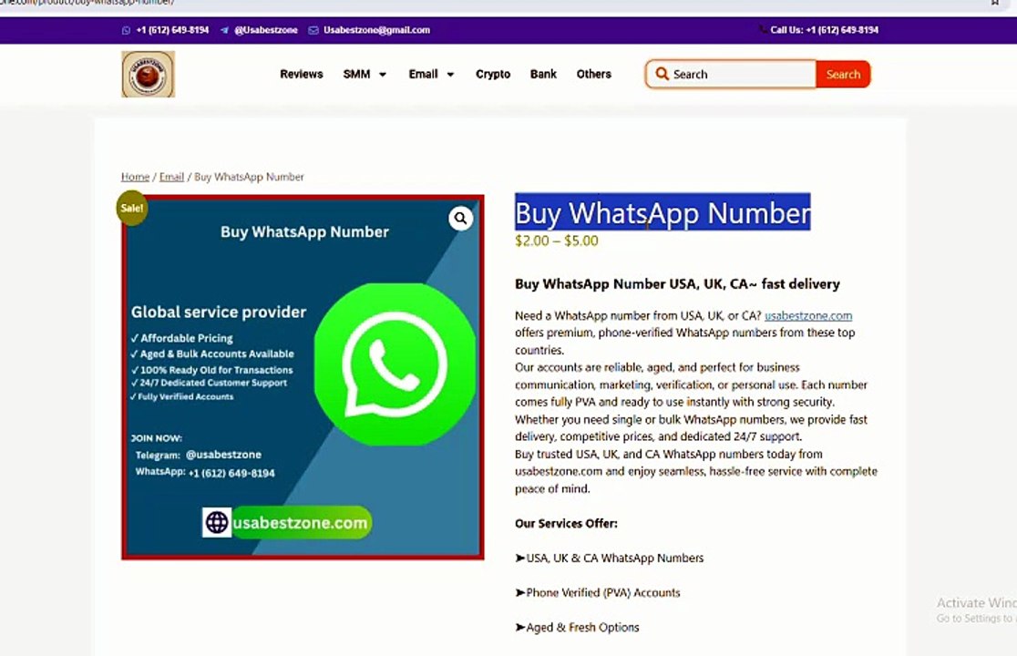 Best Marketplace to Buy WhatsApp Number Any Country