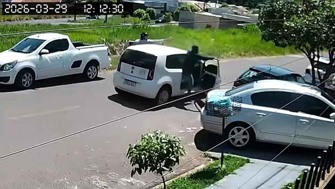 Vídeo de tentativa de homicídio no Jardim das Cerejeiras em Umuarama