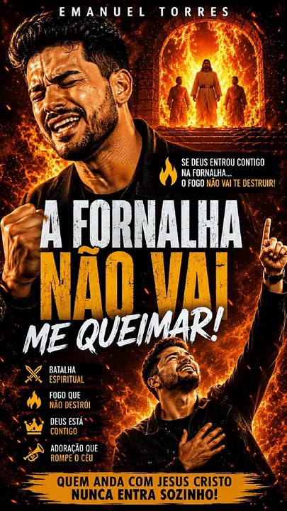 A Fornalha Não Vai Me Queimar – Emanuel Torres | Official Vertical Music Video