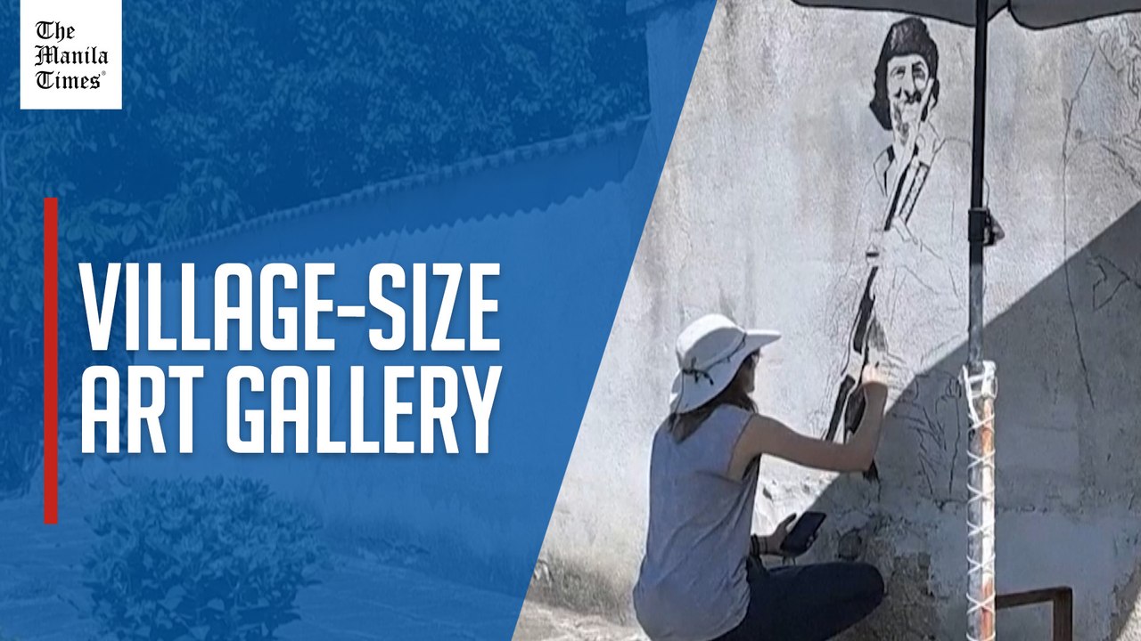 Polish artists fill Bulgarian village walls with murals