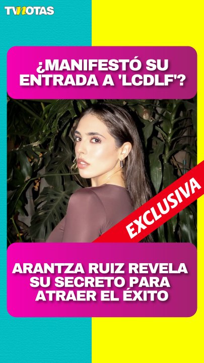 Aranza revela cómo la manifestación cambió su vida: “Soy lo que atraigo” ✨