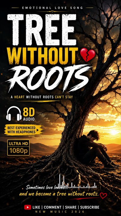 Tree Without Roots 🌿 | Saddest English Love Song 2026 | 8D Afrobeat Experience