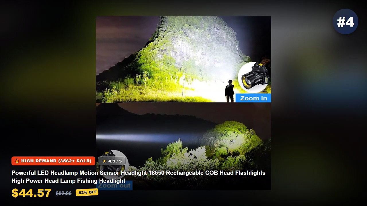Why Everyone Is Buying Headlamp With LED - 2025 Ear Clip Headlamp– Bright LED Headlight, Rechargeable Waterproof Head Fl...