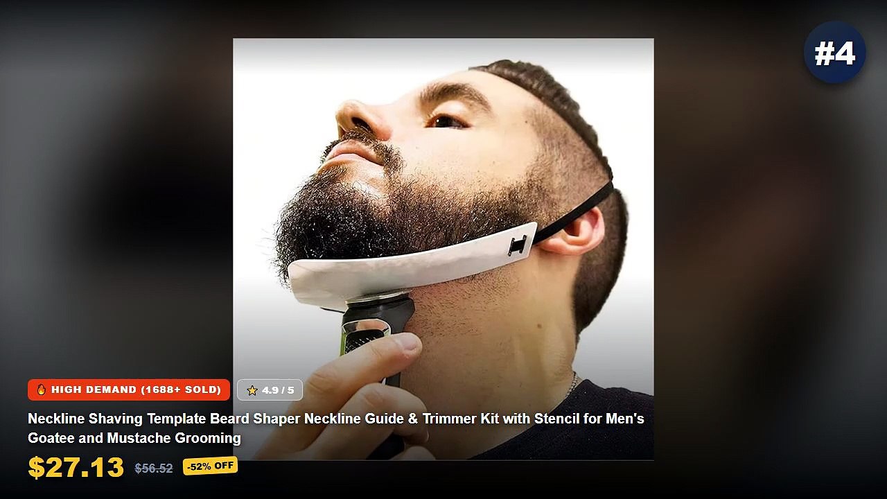 Cheap & Best Beard Trimmer Accessories Unboxing & Review - Ultimate Beard Shaper Neckline Shaving Template Guide Styling...