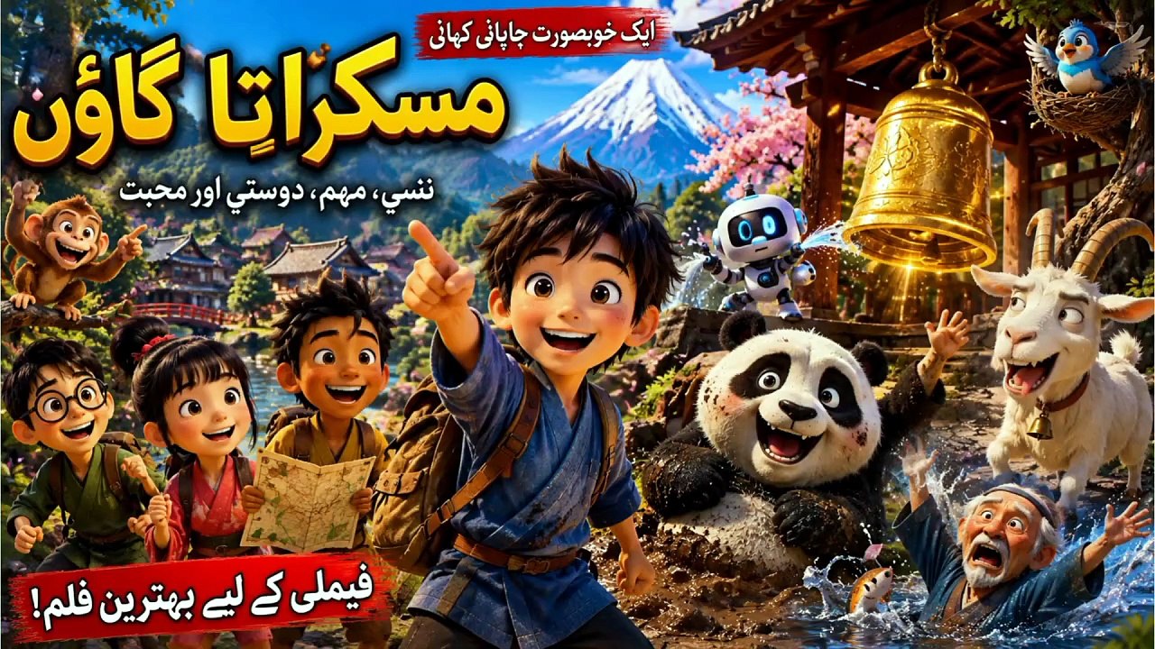 The Smiling Village | Funny Japanese Family Adventure | 3D Animated Movie | Kids & Family