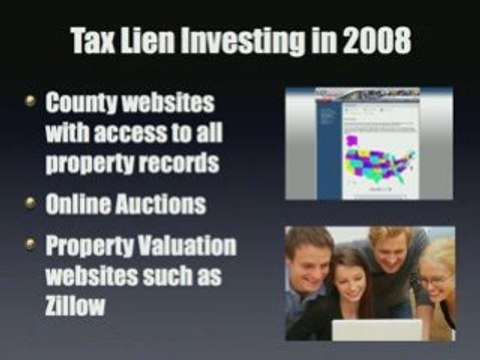 Tax Lien internet investing, tax deed properties, tax lien