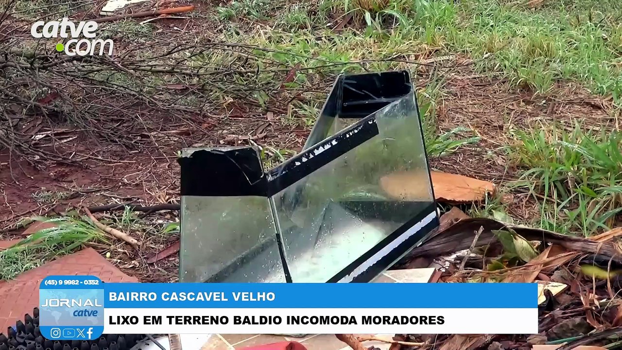 Terrenos públicos viram lixões e preocupam moradores em Cascavel