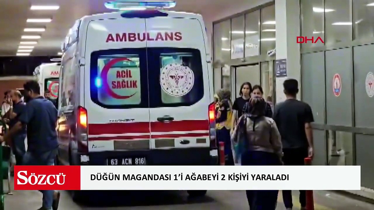 Düğün magandası 1’i ağabeyi 2 kişiyi yaraladı