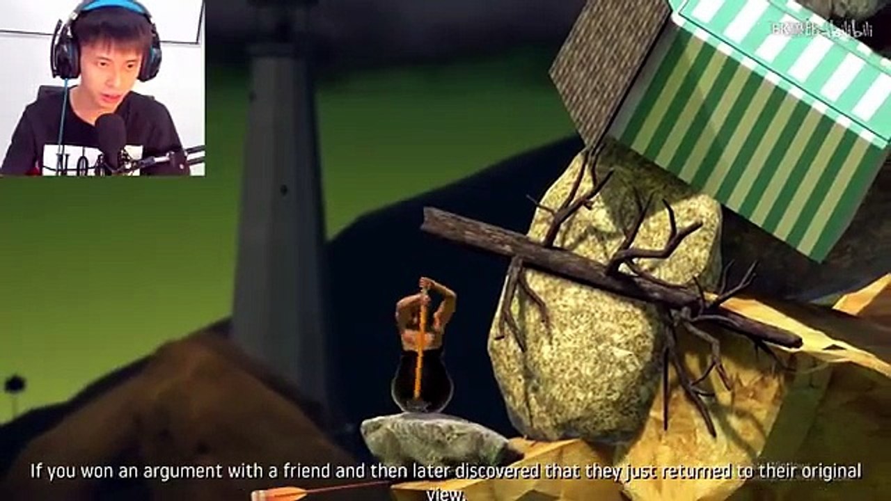 【Getting Over It】 极度崩溃的变态游戏 ！