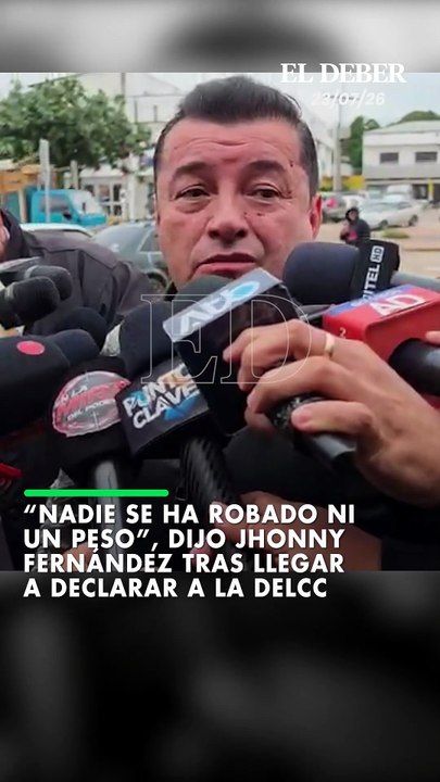 “Nadie se ha robado ni un peso”, dijo Jhonny Fernández tras llegar a declarar a la Delcc