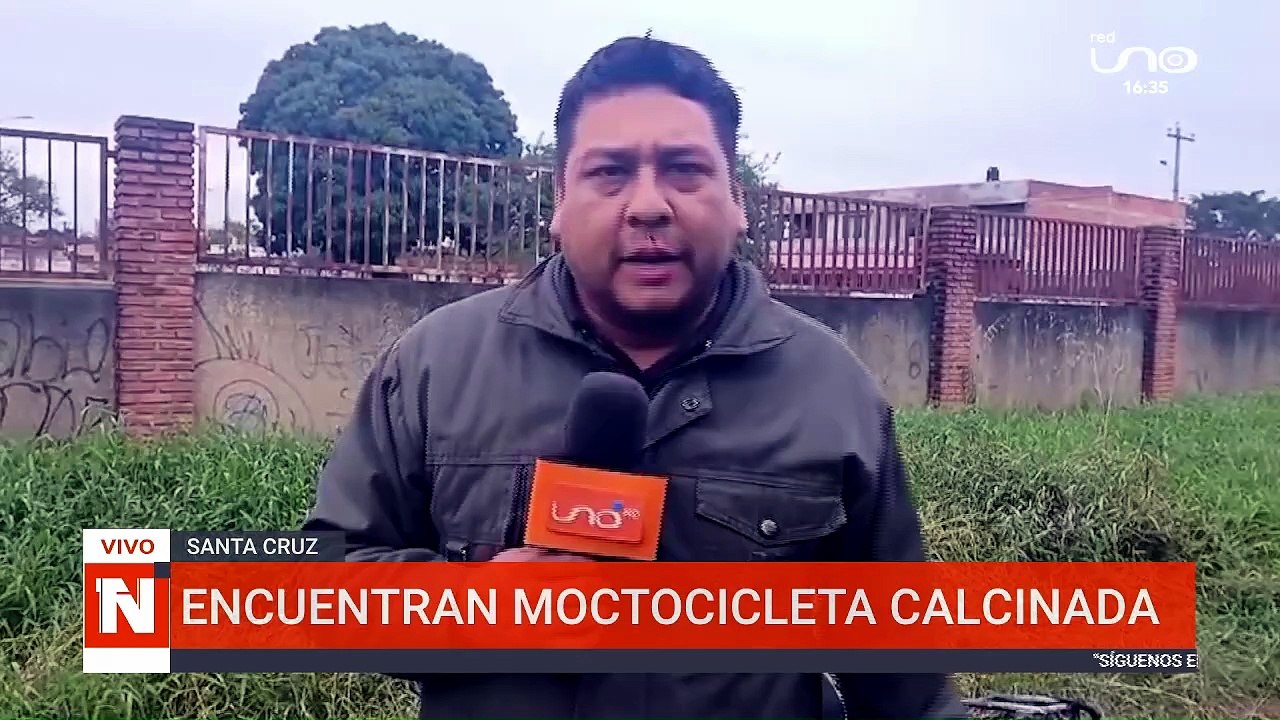 ENCUENTRAN MOTOCICLETA CALCINADA
