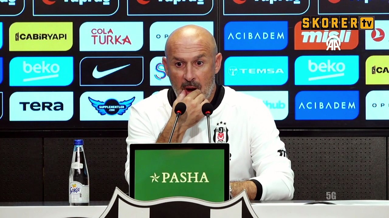 Beşiktaş Teknik Direktörü Italiano: Ben maçları böyle yaşayan bir insanım