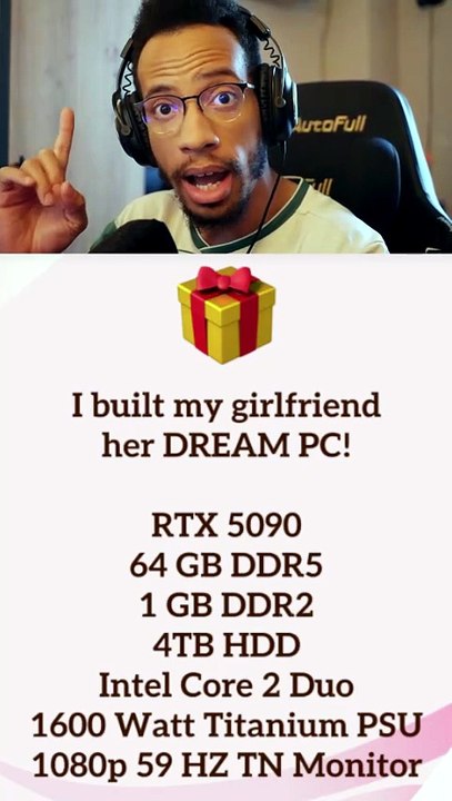 Je juge son PC GIRLFRIEND #reviewpc #gamingpc #pcbuild #pcgamer #gaming