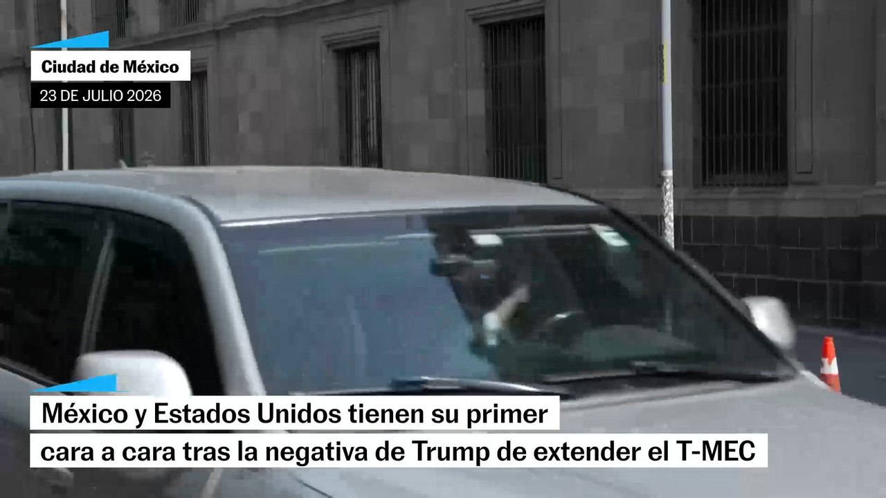 México y Estados Unidos tienen su primer cara a cara tras la negativa de Trump de extender el T-MEC