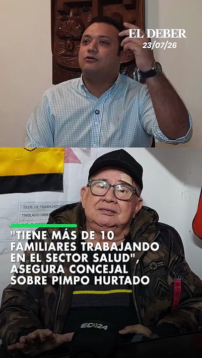 "Tiene más de 10 familiares trabajando en el sector salud", asegura Concejal sobre Pimpo Hurtado