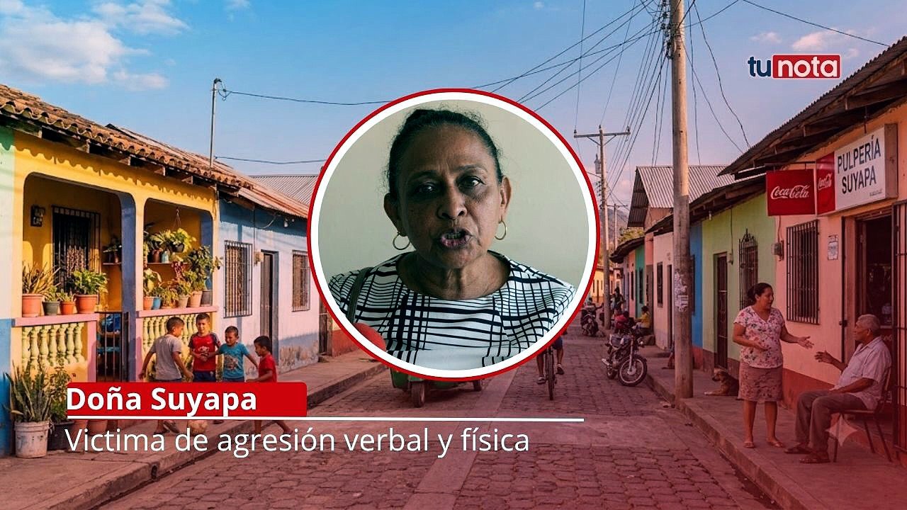 Señora es agredida por su hija y su nieto en Choluteca.