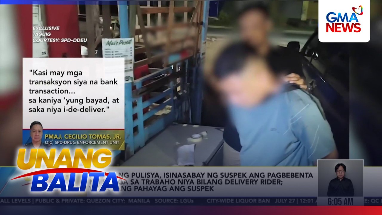 Mahigit P1-M halaga ng hinihinalang shabu, nakumpiska sa buy-bust operation sa Taguig | Unang Balita